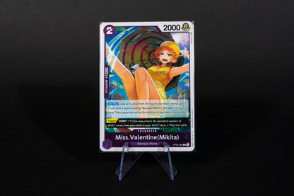 OP04-066, Miss. Valentine (Mikita), One Piece, Kingdoms of Intrigue, Rare, Ungraded, English