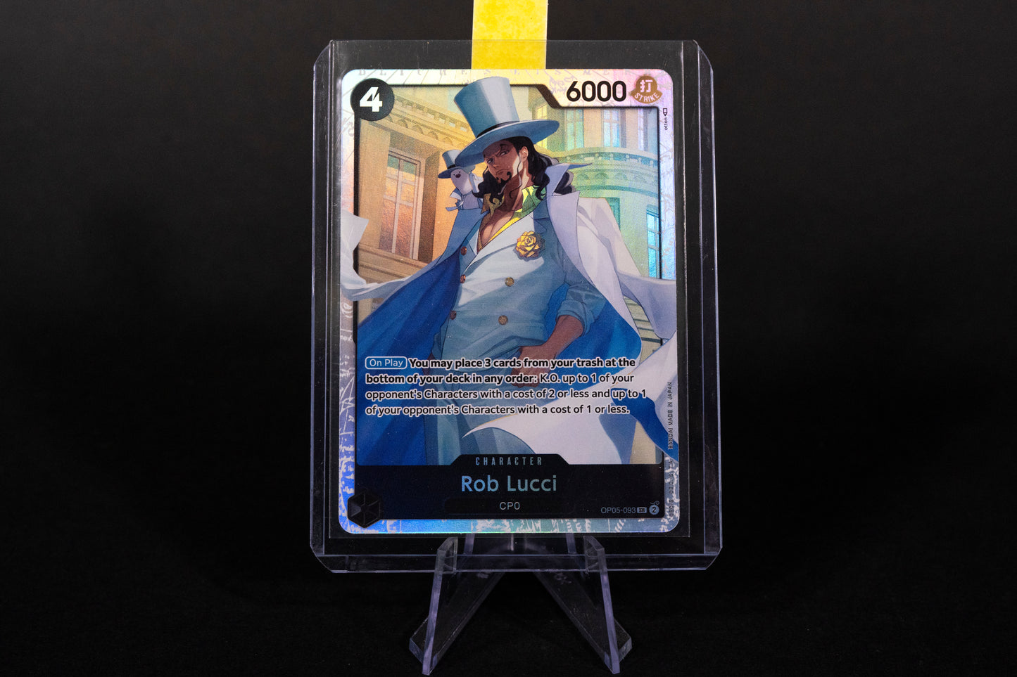 OP05-093, Rob Lucci, One Piece, Awakening of the New Era, Super Rare, Ungraded, English