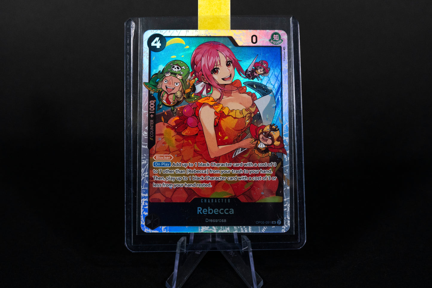 OP05-091, Rebecca, One Piece, Awakening of the New Era, Super Rare, Ungraded, English