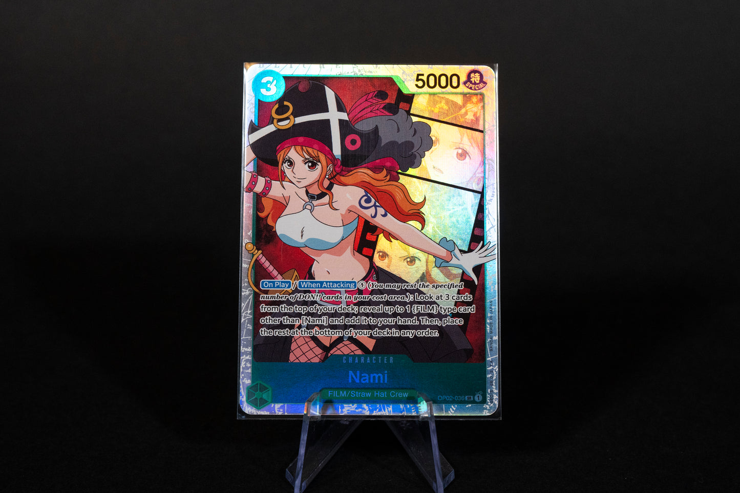 OP02-036, Nami, One Piece, Paramount War, Super Rare, Ungraded, English