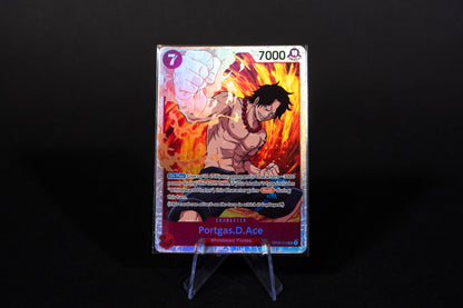 OP02-013, Portgas.D.Ace, One Piece, Paramount War, Super Rare, Ungraded, English