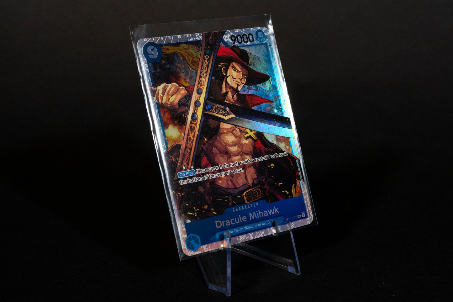 OP01-070, Dracule Mihawk, One Piece, Romance Dawn, Super Rare, Ungraded, English