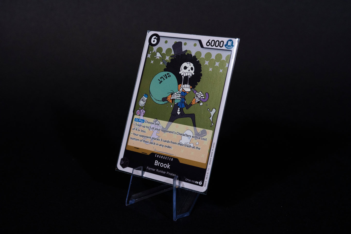 OP06-092, Brook, One Piece, Wings of the Captain, Rare, Ungraded, English