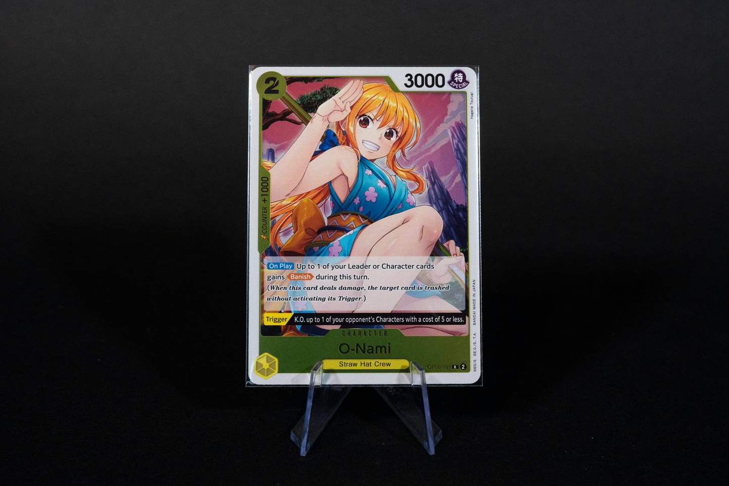 OP06-101, O-Nami, One Piece, Wings of the Captain, Rare, Ungraded, English