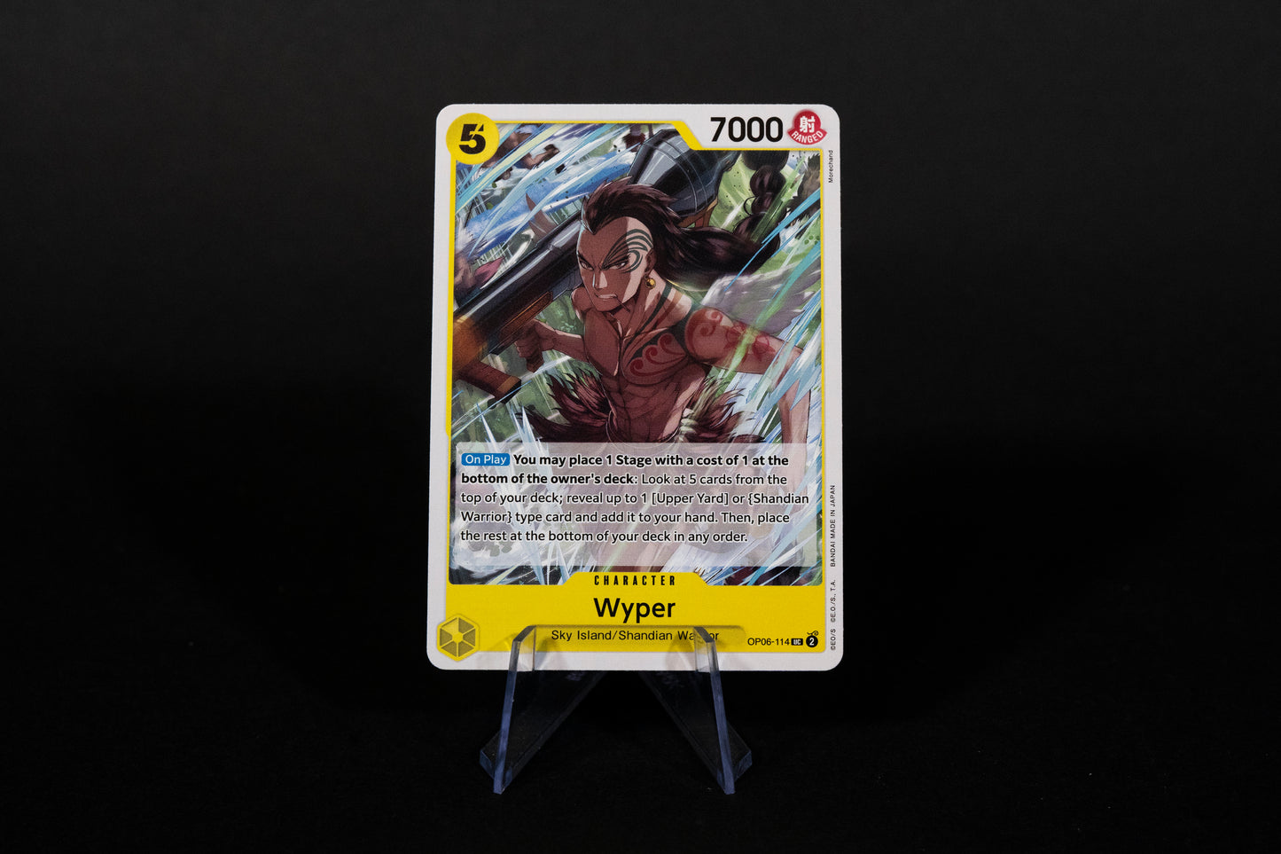 OP06-114, Wyper, One Piece, Wings of the Captain, Uncommon, Ungraded, English