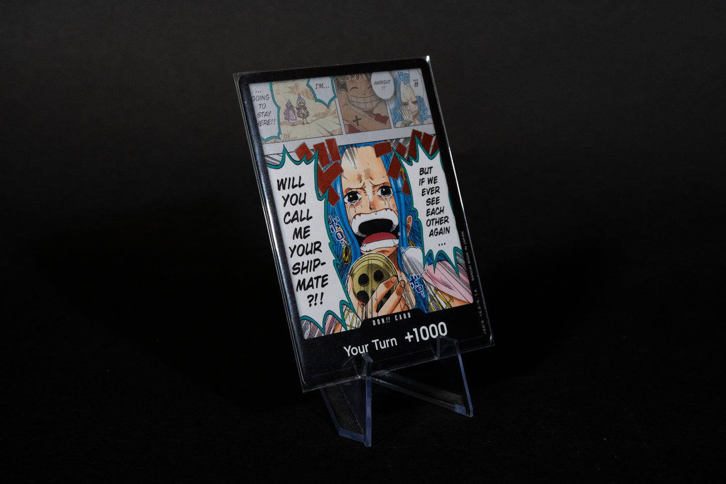 OP04, DON!! Card, One Piece, Kingdoms of Intrigue, Alternative Art, Nefeltari Vivi, Ungraded, English