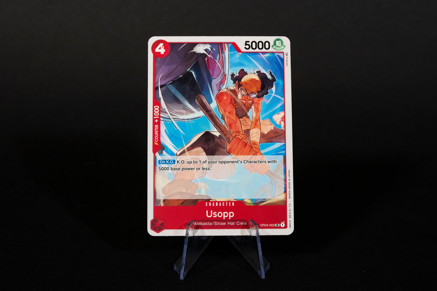 OP04-003, Usopp, One Piece, Kingdoms of Intrigue, Uncommon, Ungraded, English