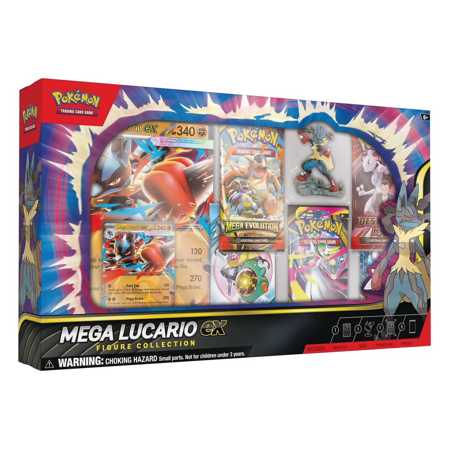 Pokémon, Mega Lucario ex Figure Collection, New Sealed