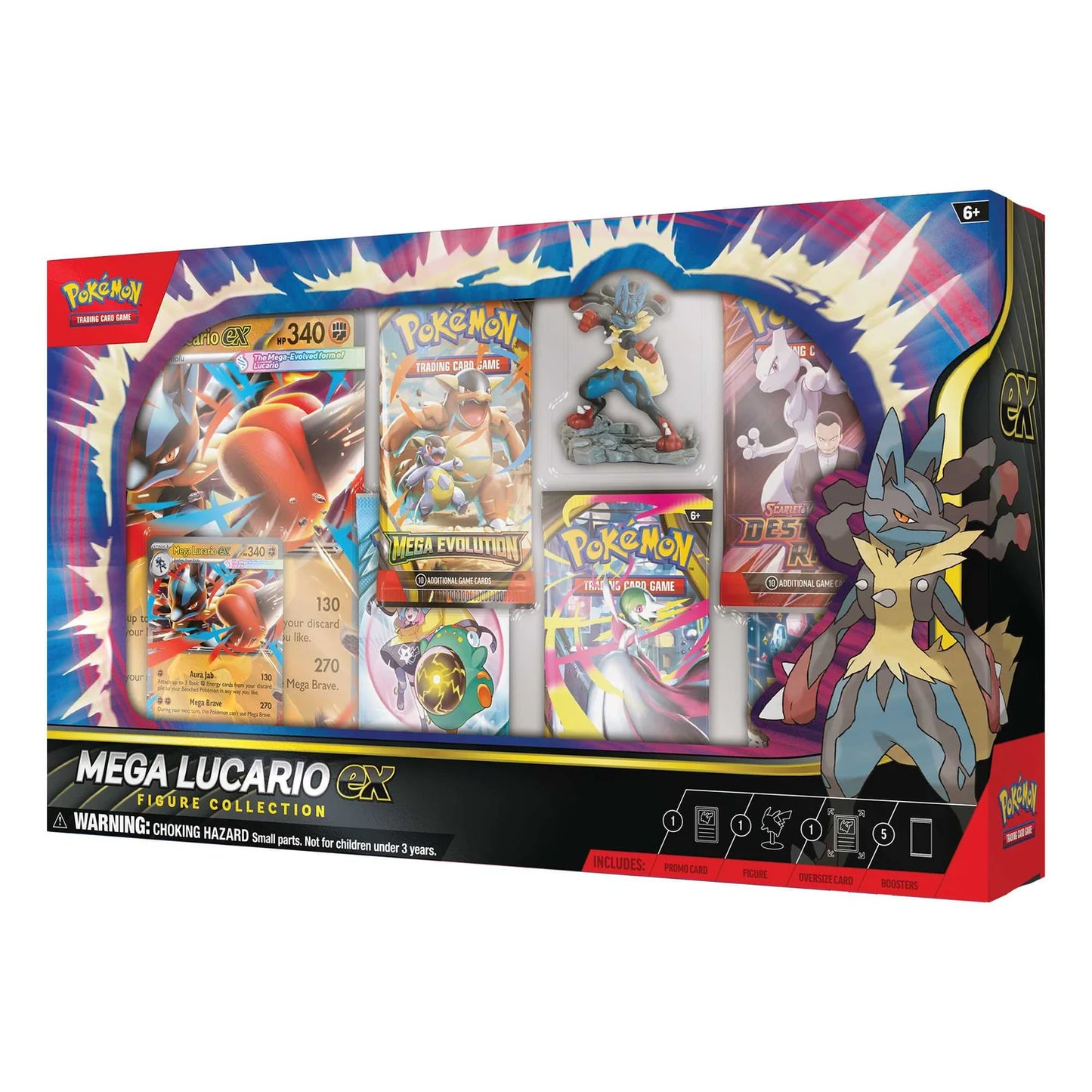 Pokémon, Mega Lucario ex Figure Collection, New Sealed