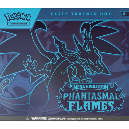 Pokémon, Mega Evolution Phantasmal Flames, Elite Trainer Box, New Sealed