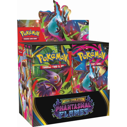 Pokémon, Mega Evolution Phantasmal Flames, Booster Display Box, New Sealed