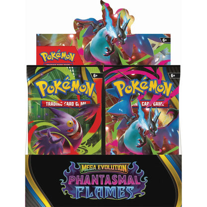 Pokémon, Mega Evolution Phantasmal Flames, Booster Display Box, New Sealed