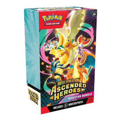 Pokémon, Mega Evolution Ascended Heroes - Booster Bundle, New Sealed, ORDER LIMITS APPLY