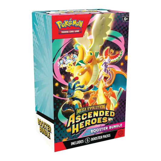 Pokémon, Mega Evolution Ascended Heroes - Booster Bundle, New Sealed, ORDER LIMITS APPLY