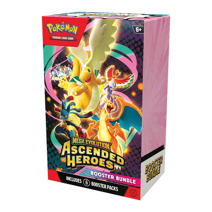 Pokémon, Mega Evolution Ascended Heroes - Booster Bundle, New Sealed, ORDER LIMITS APPLY