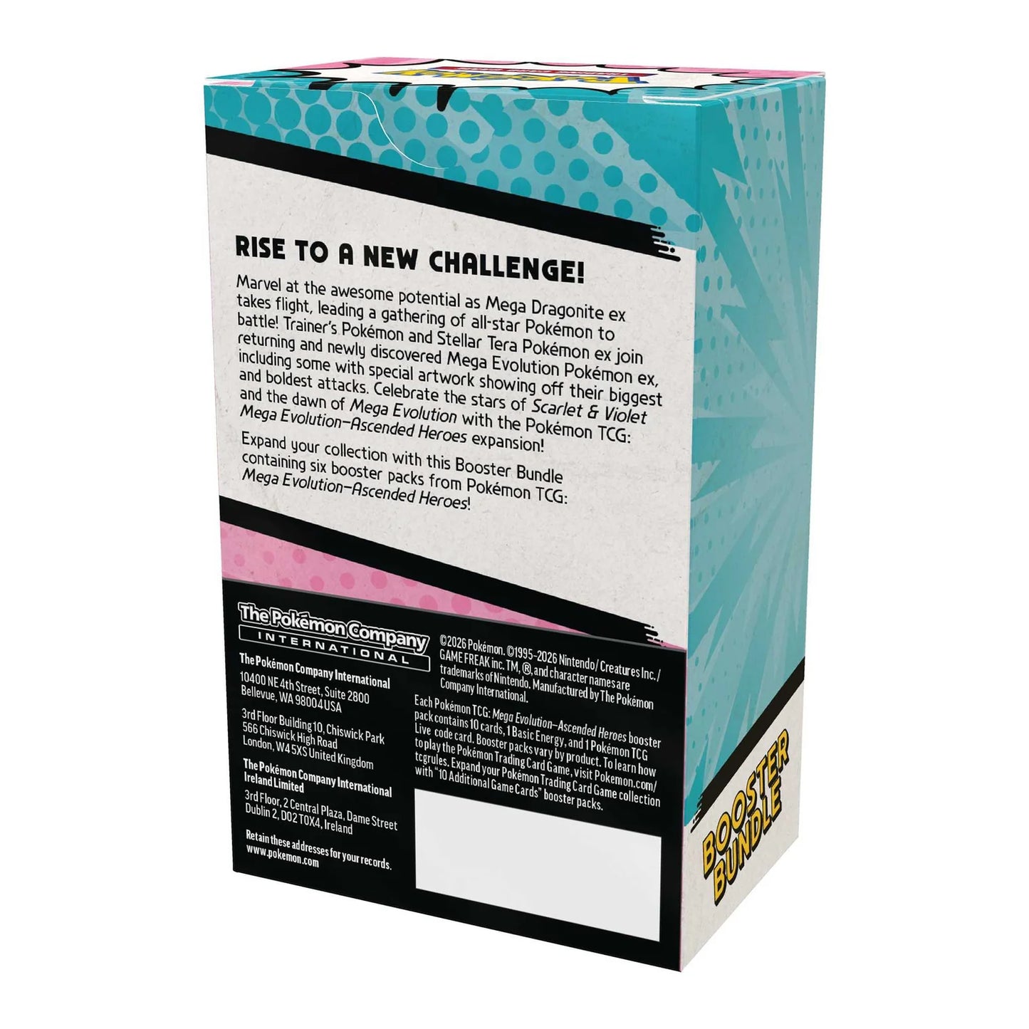 Pokémon, Mega Evolution Ascended Heroes - Booster Bundle, New Sealed, ORDER LIMITS APPLY