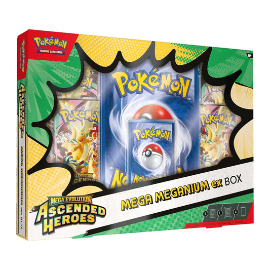 Pokémon, Mega Evolution Ascended Heroes - Mega Meganium ex Box, New Sealed, ORDER LIMITS APPLY