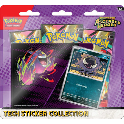 Pokémon, Mega Evolution Ascended Heroes - Tech Sticker Collection New Sealed, ORDER LIMITS APPLY