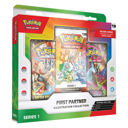 Pokémon, First Partner Illustration Collection - Series 1, New Sealed, ORDER LIMITS APPLY