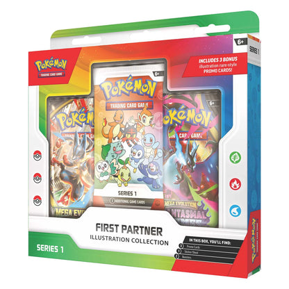 Pokémon, First Partner Illustration Collection - Series 1, New Sealed, ORDER LIMITS APPLY