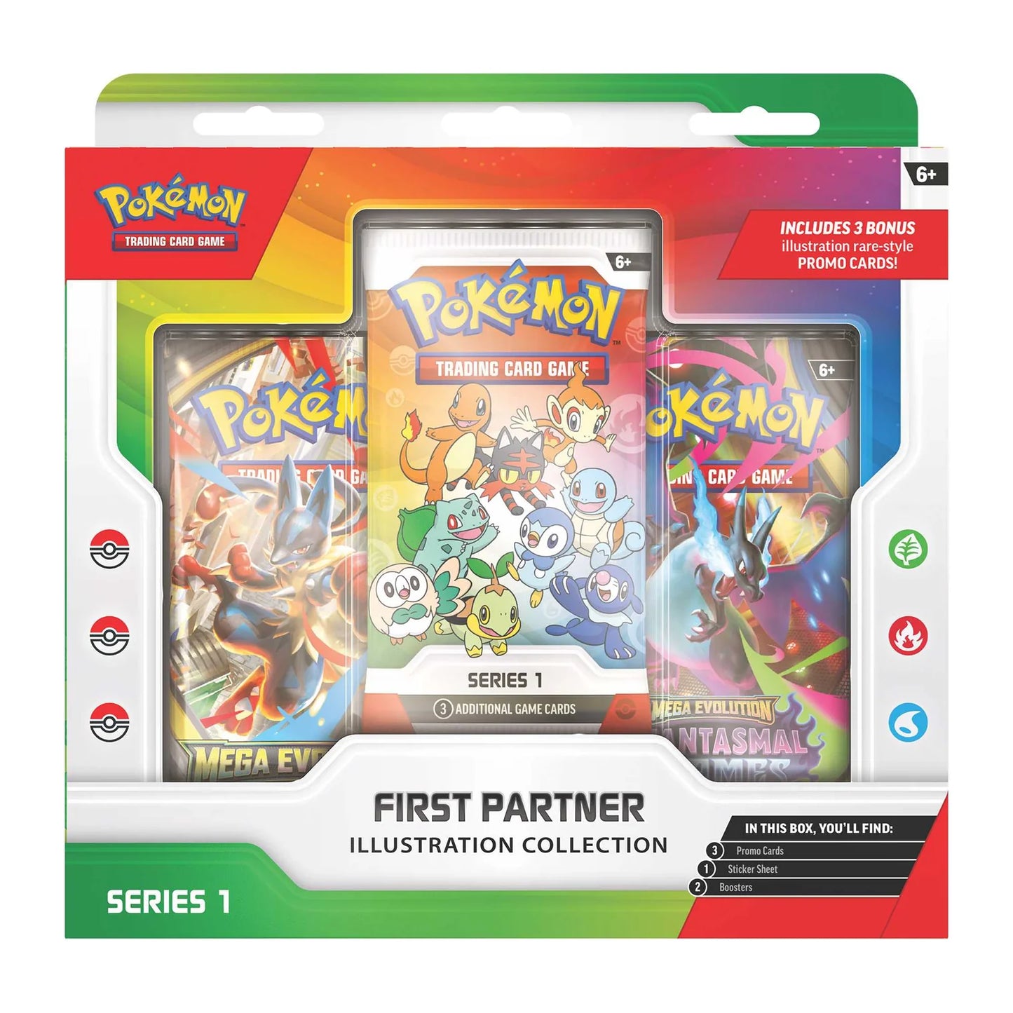 Pokémon, First Partner Illustration Collection - Series 1, New Sealed, ORDER LIMITS APPLY