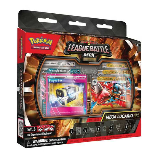 Pokémon, Mega Lucario ex League Battle Deck, New Sealed, ORDER LIMITS APPLY