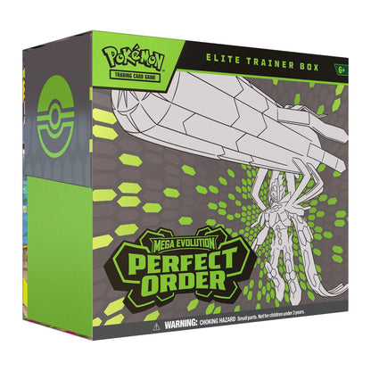 Pokémon, Mega Evolution Perfect Order, Elite Trainer Box, New Sealed, ORDER LIMITS APPLY