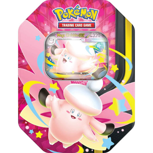Pokémon, Mega Moonlit Tins - Clefable, New Sealed