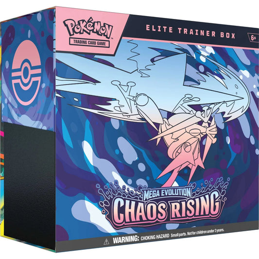 Pokémon, Mega Evolution Chaos Rising, Elite Trainer Box, New Sealed, ORDER LIMITS APPLY