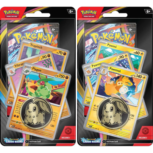 Pokémon, Mega Evolution Chaos Rising, Premium Checklane, New Sealed, ORDER LIMITS APPLY