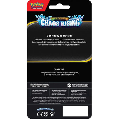 Pokémon, Mega Evolution Chaos Rising, Premium Checklane, New Sealed, ORDER LIMITS APPLY