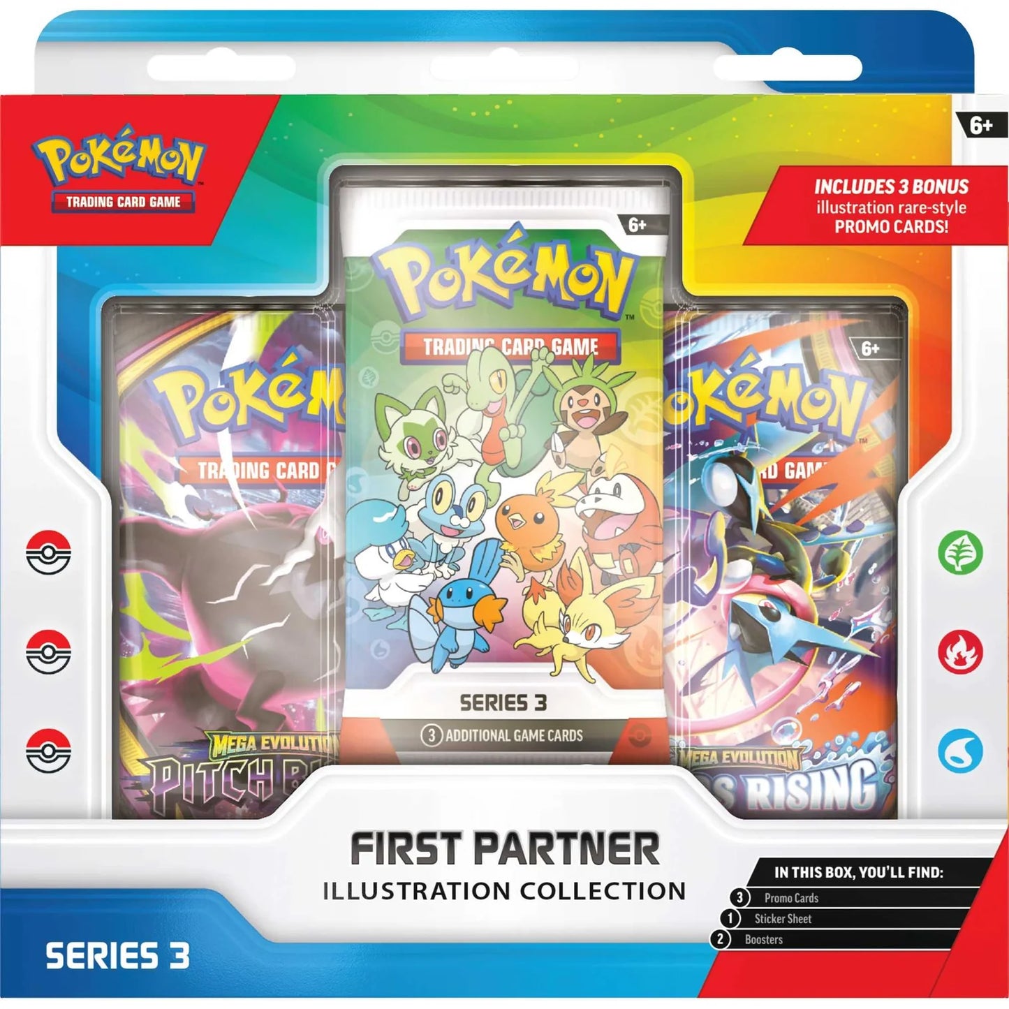 Pokémon, First Partner Illustration Collection - Series 3, New Sealed, ORDER LIMITS APPLY