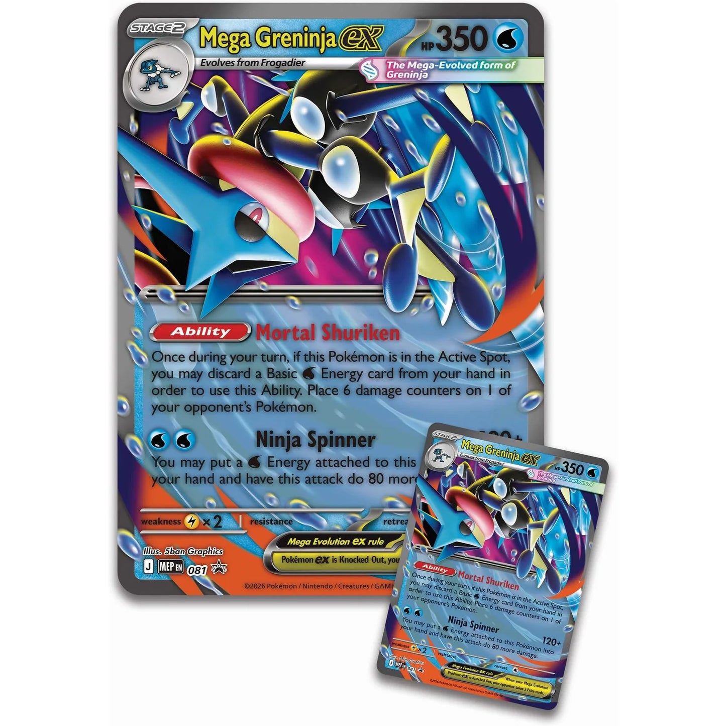 Pokémon, Mega Greninja ex Premium Collection, New Sealed