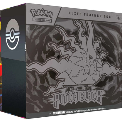 Pokémon, Mega Evolution Pitch Black, Elite Trainer Box, New Sealed, ORDER LIMITS APPLY