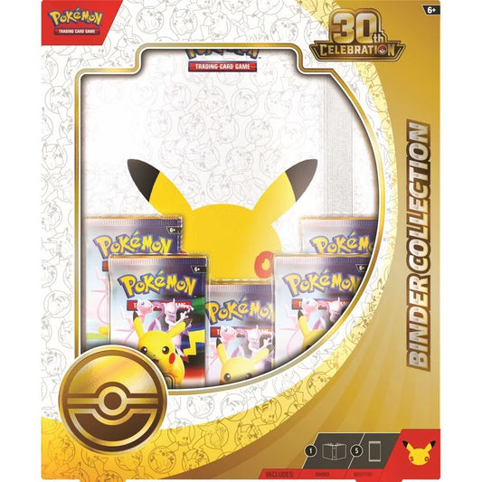 Pokémon, Binder Collection - 30th Celebration, New Sealed - ORDER LIMITS APPLY