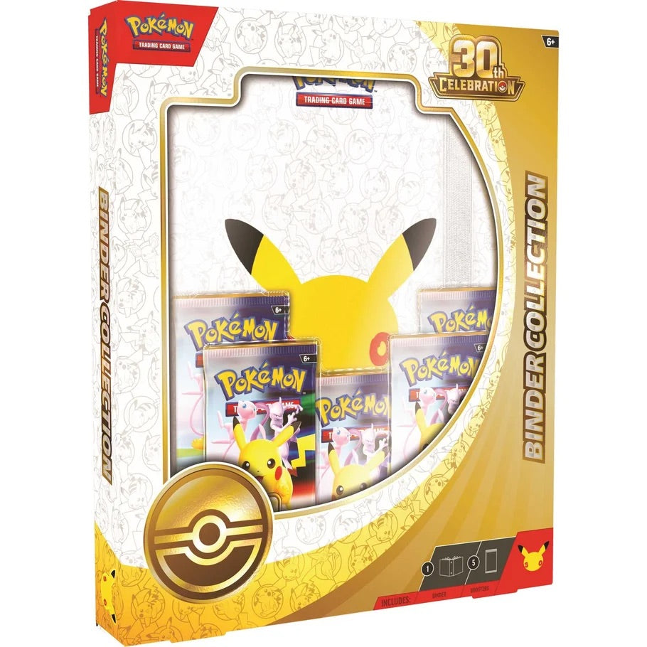 Pokémon, Binder Collection - 30th Celebration, New Sealed - ORDER LIMITS APPLY