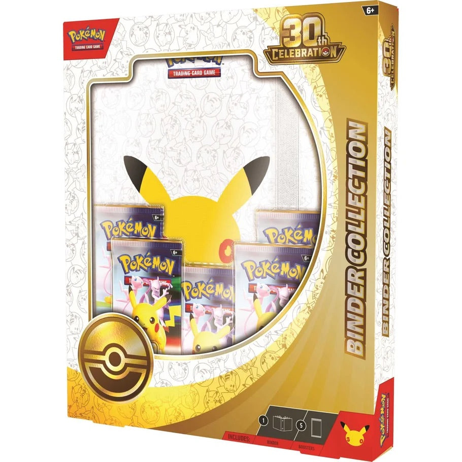Pokémon, Binder Collection - 30th Celebration, New Sealed - ORDER LIMITS APPLY