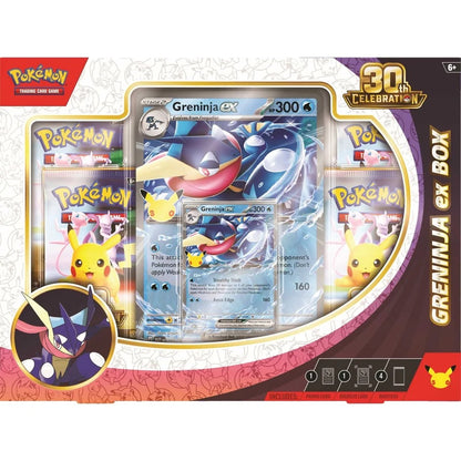 Pokémon, ex Box - Greninja - 30th Celebration, New Sealed - ORDER LIMITS APPLY