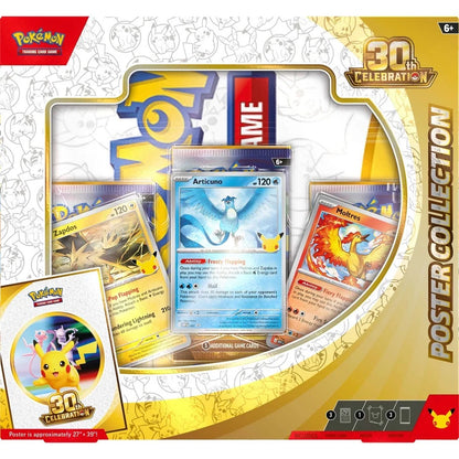 Pokémon, Poster Collection - 30th Celebration, New Sealed - ORDER LIMITS APPLY