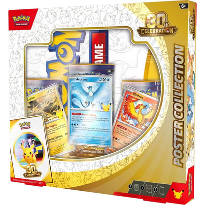 Pokémon, Poster Collection - 30th Celebration, New Sealed - ORDER LIMITS APPLY