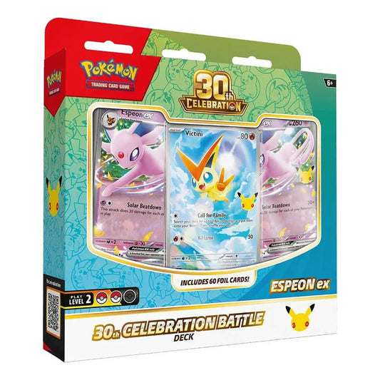 Pokémon, Battle Decks - Esperon - 30th Celebration, New Sealed - ORDER LIMITS APPLY