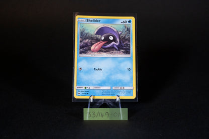 33/149, Shellder, Pokemon, Sun & Moon, Base Set, 2017, Common, Ungraded, English