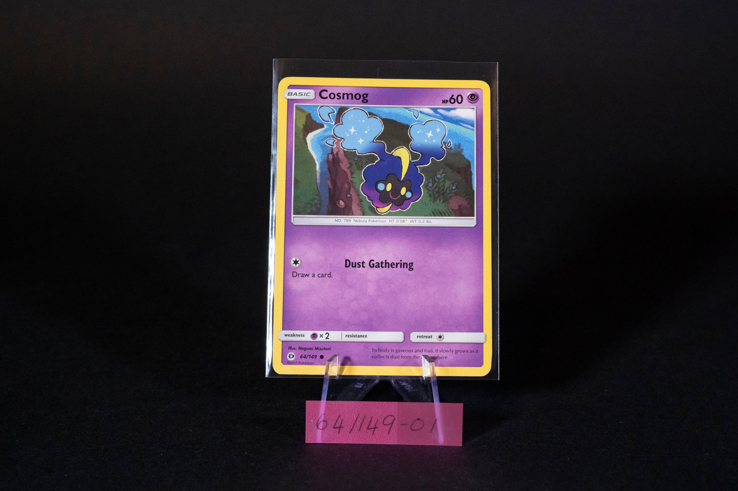 64/149, Cosmog, Pokemon, Sun & Moon, Base Set, 2017, Common, Ungraded, English