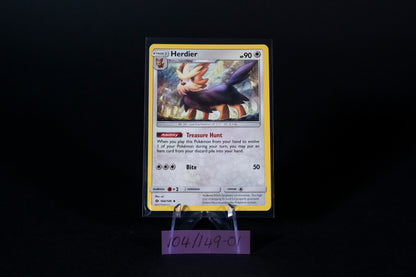 104/149, Herdier, Pokemon, Sun & Moon, Base Set, 2017, Uncommon, Ungraded, English