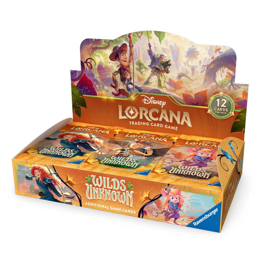 Disney Lorcana, Wilds Unknown Set 12 - Booster Box (24pc), New Sealed