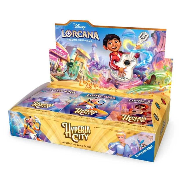 Disney Lorcana, Hyperia City Set 14 - Booster Box (24pc), New Sealed - ORDER LIMITS APPLY