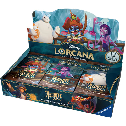 Disney Lorcana, Azurite Sea Set 6 - Booster Box (24pc), New Sealed