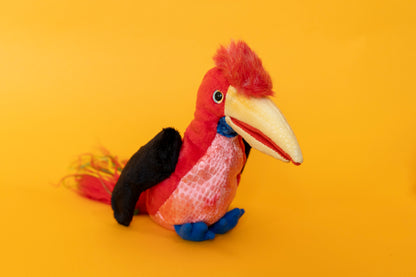 Frills (Hornbill Bird) - TY Beanie Babies - Tag in Protector - Excellent Condition