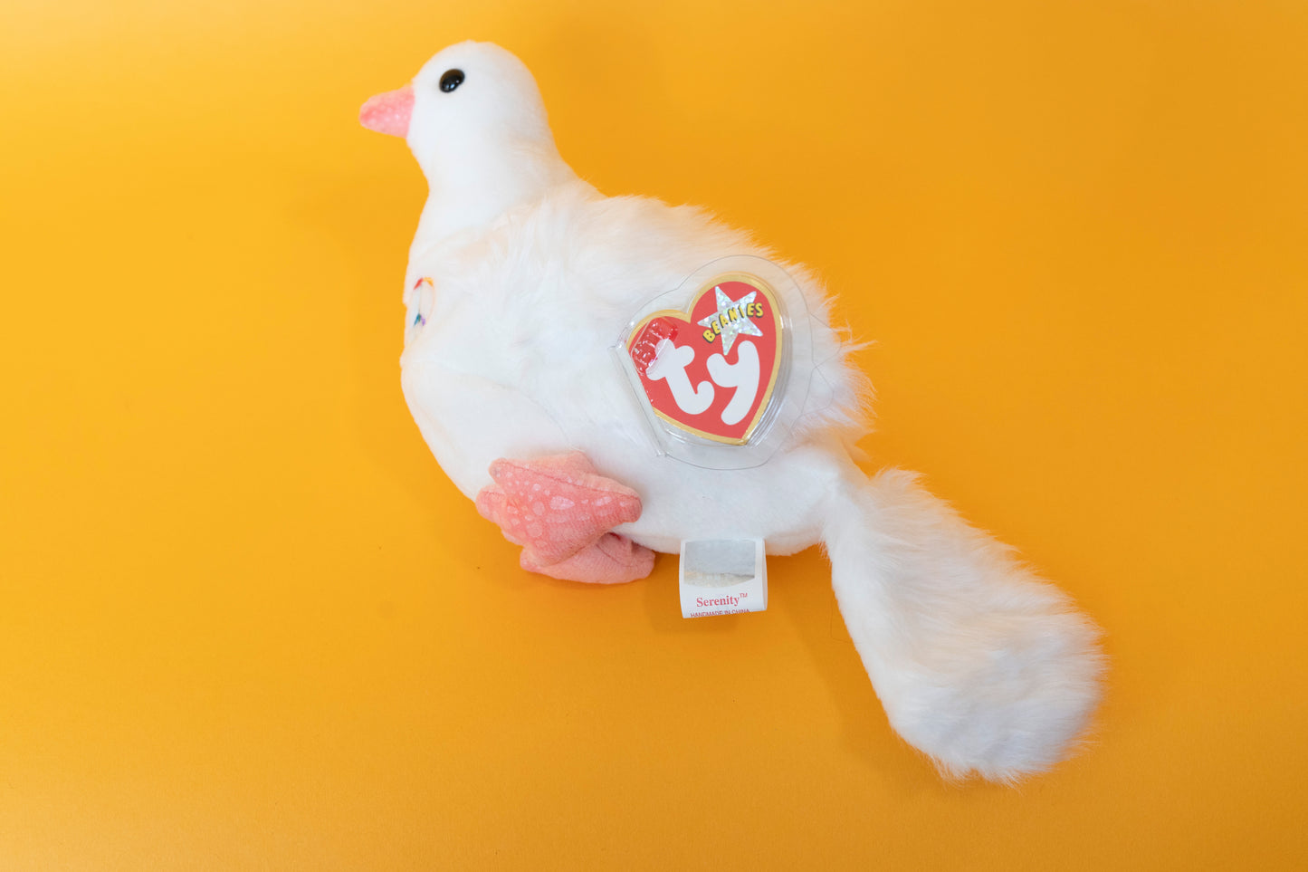 Serenity (Dove - Bird) - TY Beanie Babies - Tag in Protector - Good Condition