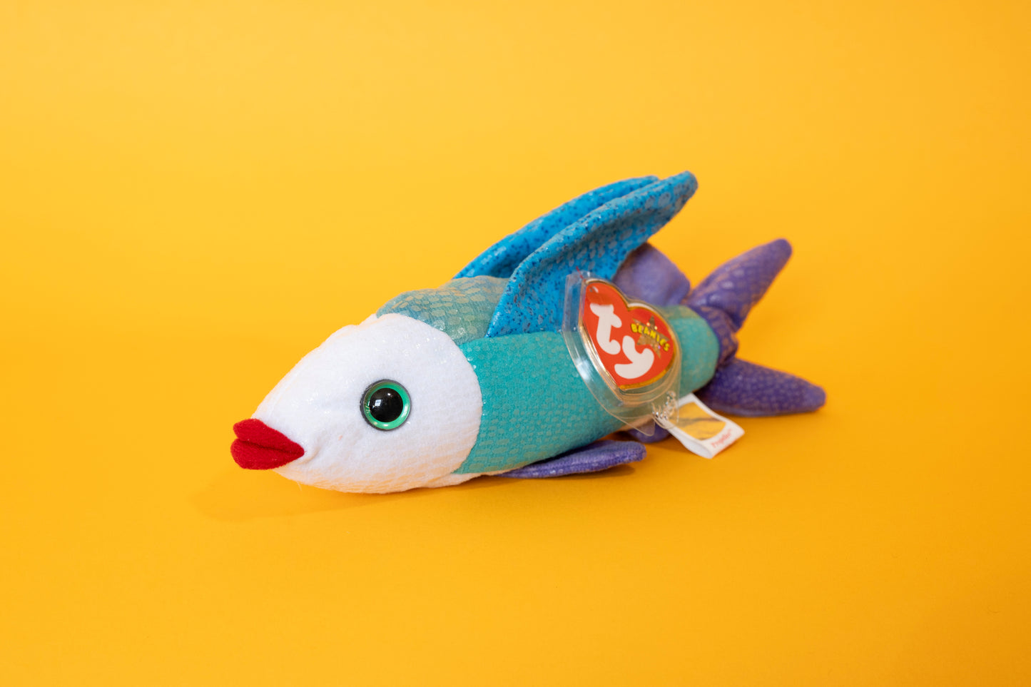 Propeller (Flying Fish) - TY Beanie Babies - Tag in Protector - Excellent Condition